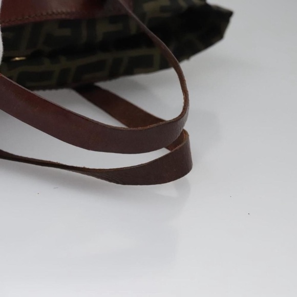 Fendi Brown and Black Tote Bag with Iconic FF Monogram Authentic - Picture 6 of 12